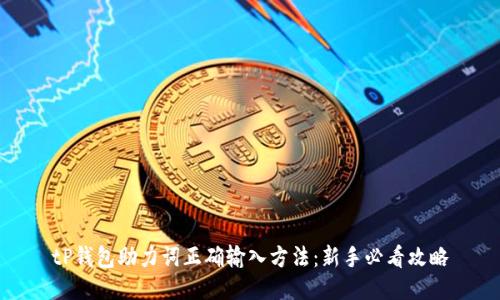 tP钱包助力词正确输入方法：新手必看攻略